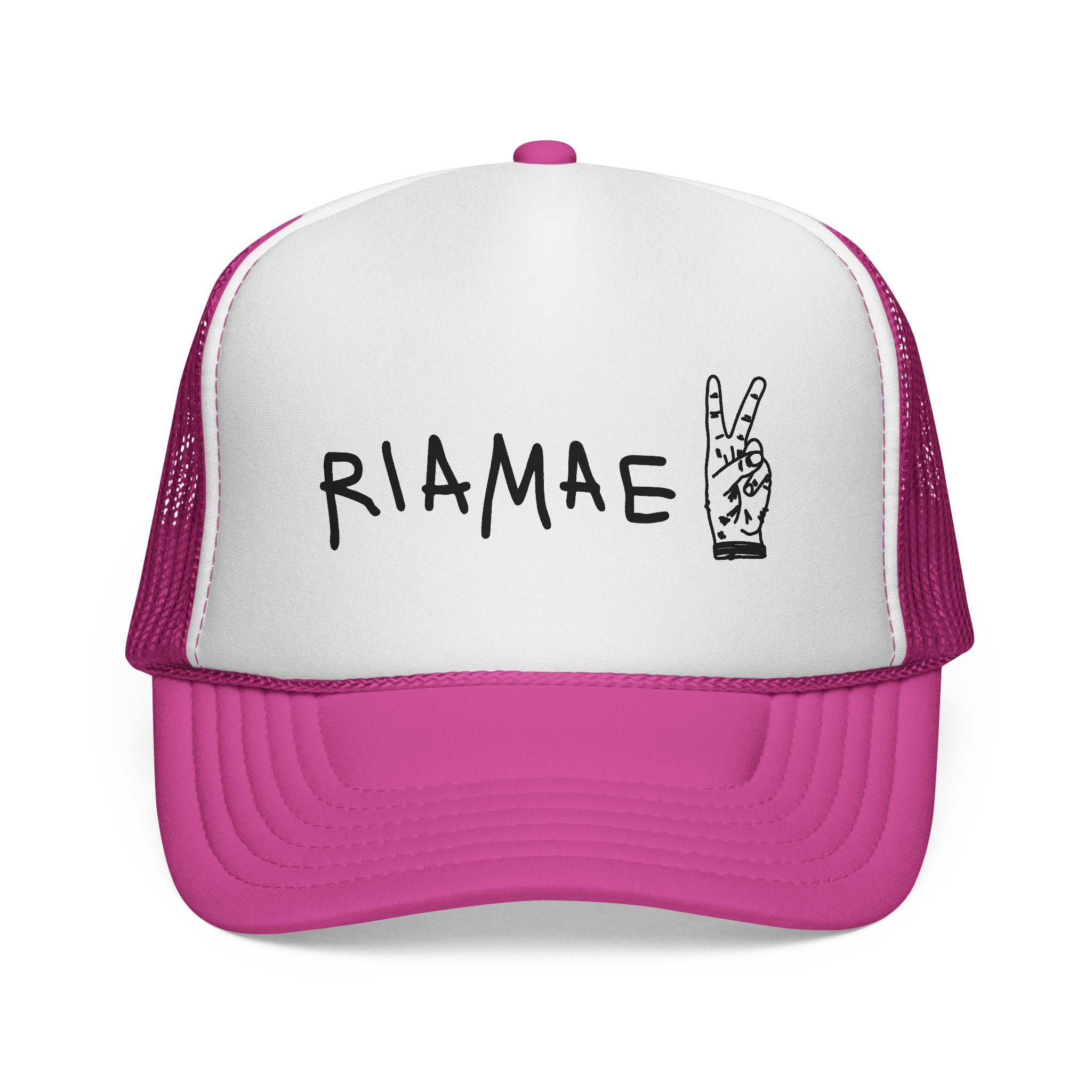 Ria Mae Peace Sign Trucker Hat